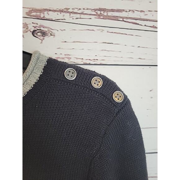 NWT Christopher & Banks Christmas Black Owl Knit Pullover Sweater Size Medium - Picture 13 of 15